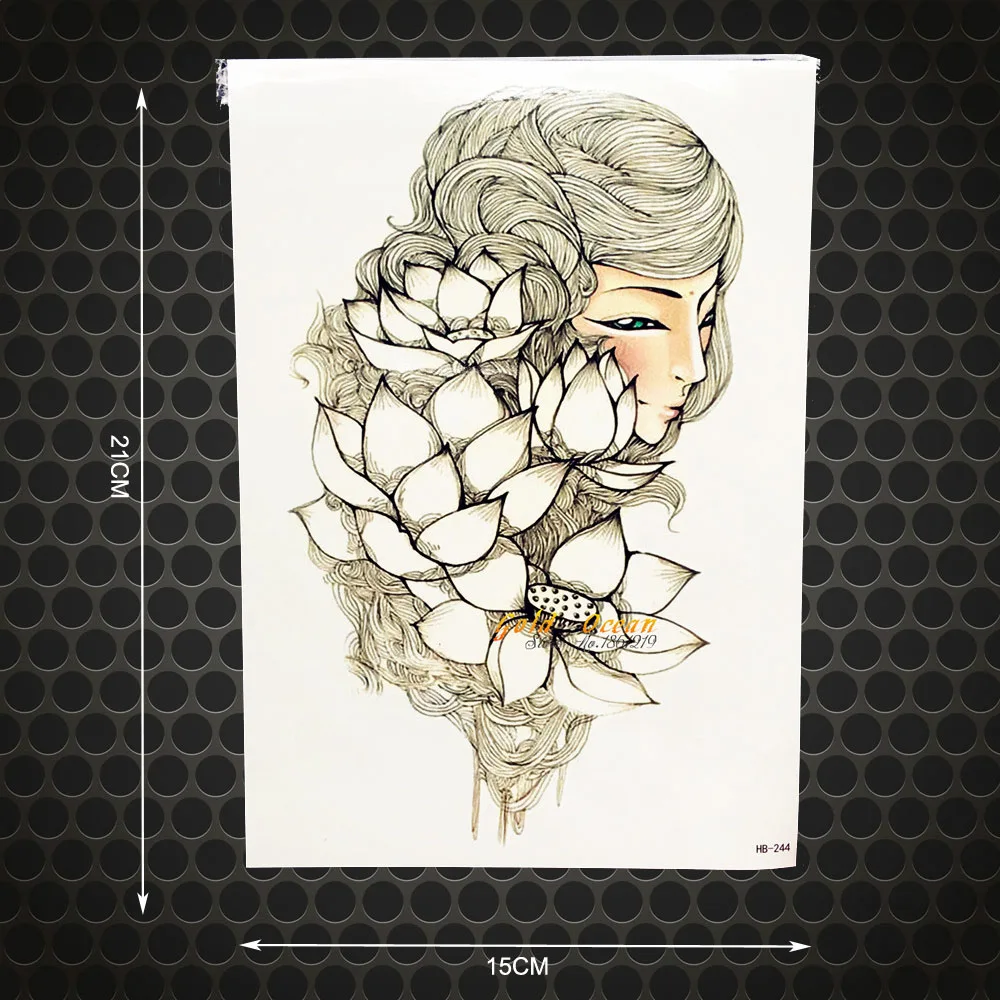 Beauty Women Lotus Flower Disposable Removable Health Tattoo Summer Style, Beach Makeup Sexy Tattoo Party Stickers
Beauty Women Lotus Flower Disposable Removable Health Tattoo Summer Style, Beach Makeup Sexy Tattoo Party Stickers