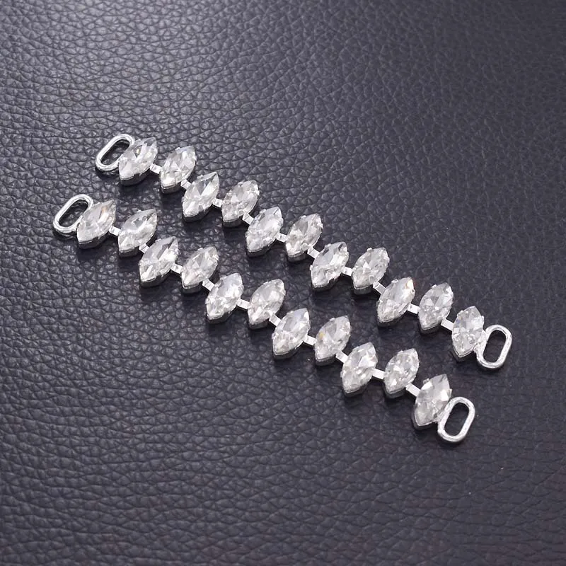 10pcs/lot glass rhinestone bikini connector hook buckles for swimming clothing appliques DIY shiny strass silver base sewing
10pcs/lot glass rhinestone bikini connector hook buckles for swimming clothing appliques DIY shiny strass silver base sewing