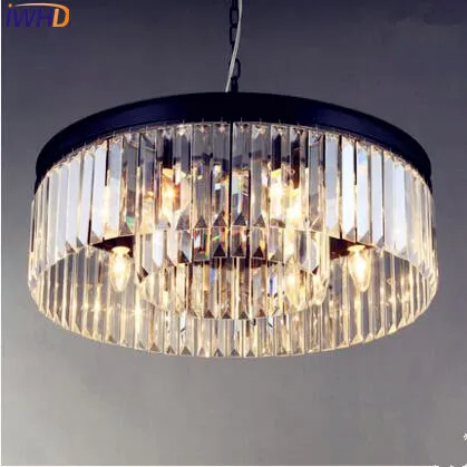 IWHD American Country Nordic Crystal LED Pendant Lights Fixtures Home Lighting Dinning Room Handling Light Lustres De Cristal
IWHD American Country Nordic Crystal LED Pendant Lights Fixtures Home Lighting Dinning Room Handling Light Lustres De Cristal