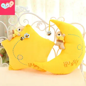 Cute plush toys that baby likes the design and Cute teddy bear accessories of stars the moon pillow
Cute plush toys that baby likes the design and Cute teddy bear accessories of stars the moon pillow