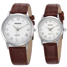 2020 WOONUN Luxury Brand Couple Watches Men Women Waterproof Quartz Watches Leather Strap Fashion Casual Lovers Watches
2020 WOONUN Luxury Brand Couple Watches Men Women Waterproof Quartz Watches Leather Strap Fashion Casual Lovers Watches
