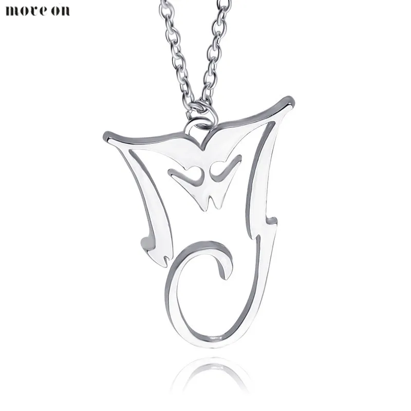 Fashion Michael Jackson Necklace Silver Pendant MJ King Of Pop Thriller Moonwalker MJ Bad Logo Necklaces For Women Men Gifts
Fashion Michael Jackson Necklace Silver Pendant MJ King Of Pop Thriller Moonwalker MJ Bad Logo Necklaces For Women Men Gifts