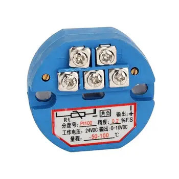 RTD PT100 Temperature Transmitter DC24V Minus 50 ~ 100 degree Output 0-10V
RTD PT100 Temperature Transmitter DC24V Minus 50 ~ 100 degree Output 0-10V