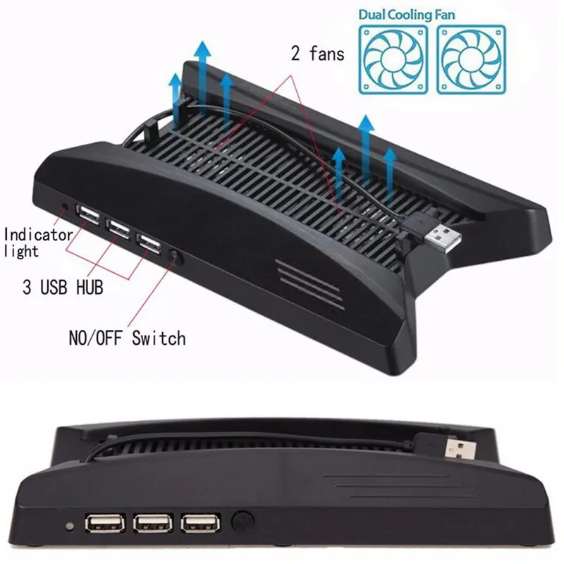 Accessories for PS4 Pro Charging Dock Station Vertical Stand Cooling Fan for Sony Playstation PS4 Pro Console Fans Stand Holder
Accessories for PS4 Pro Charging Dock Station Vertical Stand Cooling Fan for Sony Playstation PS4 Pro Console Fans Stand Holder