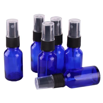 6pcs 15ml Cobalt Blue Glass Spray Bottle w/ Black Fine Mist Sprayer essential oil bottles empty cosmetic containers
6pcs 15ml Cobalt Blue Glass Spray Bottle w/ Black Fine Mist Sprayer essential oil bottles empty cosmetic containers