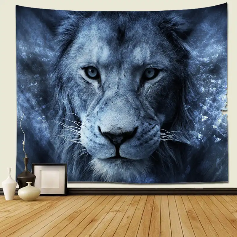 Lion Tapestry Universe Galaxy Tapestry Trippy Space Tapestries Wall Art For Bedroom Living Room Dorm Decor Tapestry Aliexpress