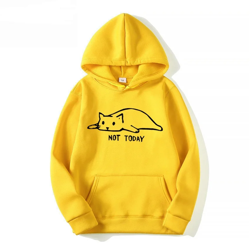 Kawaii Cats Print Hoodies Men Not Today Funny Sweatshirt Unisex Harajuku Poleron Hombre Modish Long Sleeve Japanese Streetwear
Kawaii Cats Print Hoodies Men Not Today Funny Sweatshirt Unisex Harajuku Poleron Hombre Modish Long Sleeve Japanese Streetwear
