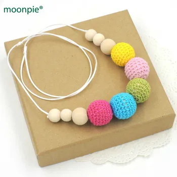 Pastel rainbow Nursing necklace, statement jewelry crochet ball necklace safe baby teether NW461
Pastel rainbow Nursing necklace, statement jewelry crochet ball necklace safe baby teether NW461