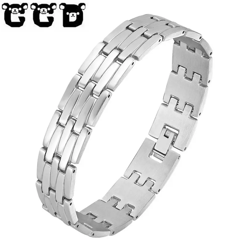 Popular Healing Magnetic Bracelet Men/Woman 316L Stainless Steel Hand stitching style silver Bracelet Hand Chain Fashion Jewelry
Popular Healing Magnetic Bracelet Men/Woman 316L Stainless Steel Hand stitching style silver Bracelet Hand Chain Fashion Jewelry