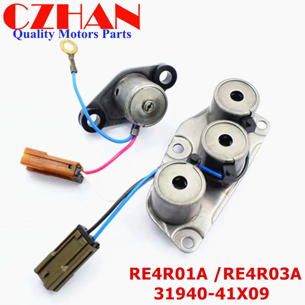 31940-41X09 RE4R01A RE4R03A Transmissions Solenoid Kit For Mazda Nissan Xterra Frontier Pathfinder 240SX 300ZX Infiniti QX4 J30
31940-41X09 RE4R01A RE4R03A Transmissions Solenoid Kit For Mazda Nissan Xterra Frontier Pathfinder 240SX 300ZX Infiniti QX4 J30