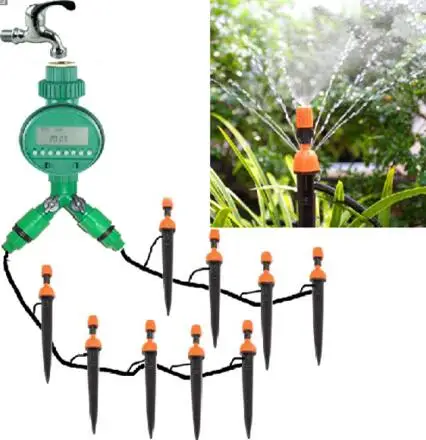 30m dripper irrigation hose set Auto/Manual DIY Watering Irrigation System Sprinkler with Spike
30m dripper irrigation hose set Auto/Manual DIY Watering Irrigation System Sprinkler with Spike