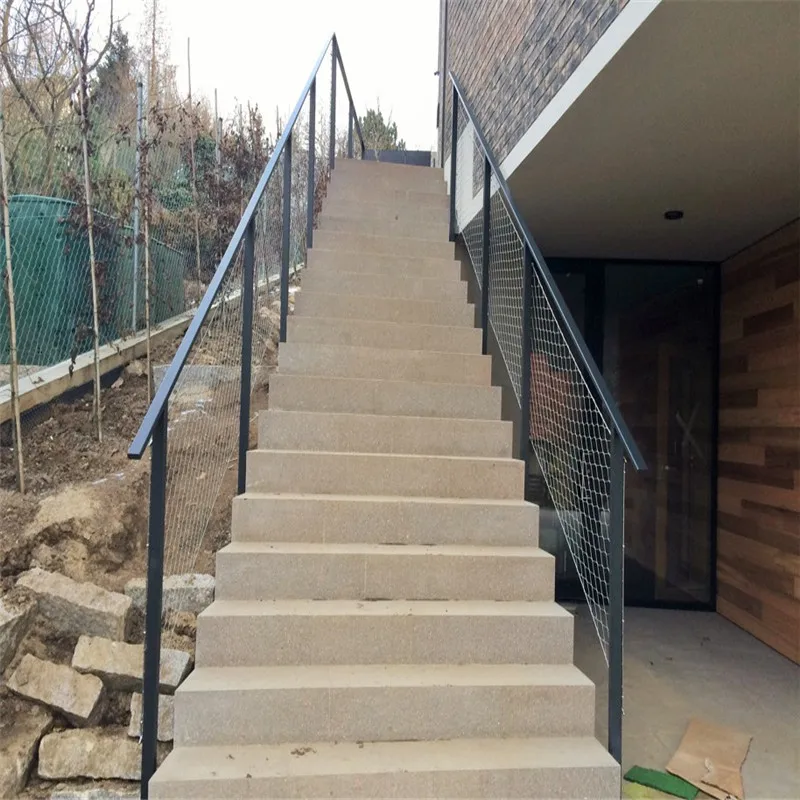 Customized flexible balustrade stainless steel wire rope mesh/cable mesh for stairway
Customized flexible balustrade stainless steel wire rope mesh/cable mesh for stairway
