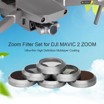 

Neutral Density Polarizer Lens Filter Set for DJI Mavic 2 Zoom Drone Camera Len Filter UV ND4 ND8 ND16 ND32 CPL for Mavic 2 Zoom