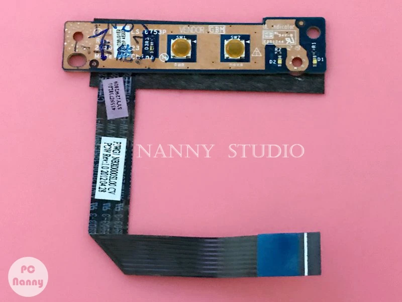 NOKOTION PIWG1 LS-6753P NBX000SL00 for Lenovo G470 G475 G570 G575 G770 G780 Power Button Switch Board Works
NOKOTION PIWG1 LS-6753P NBX000SL00 for Lenovo G470 G475 G570 G575 G770 G780 Power Button Switch Board Works