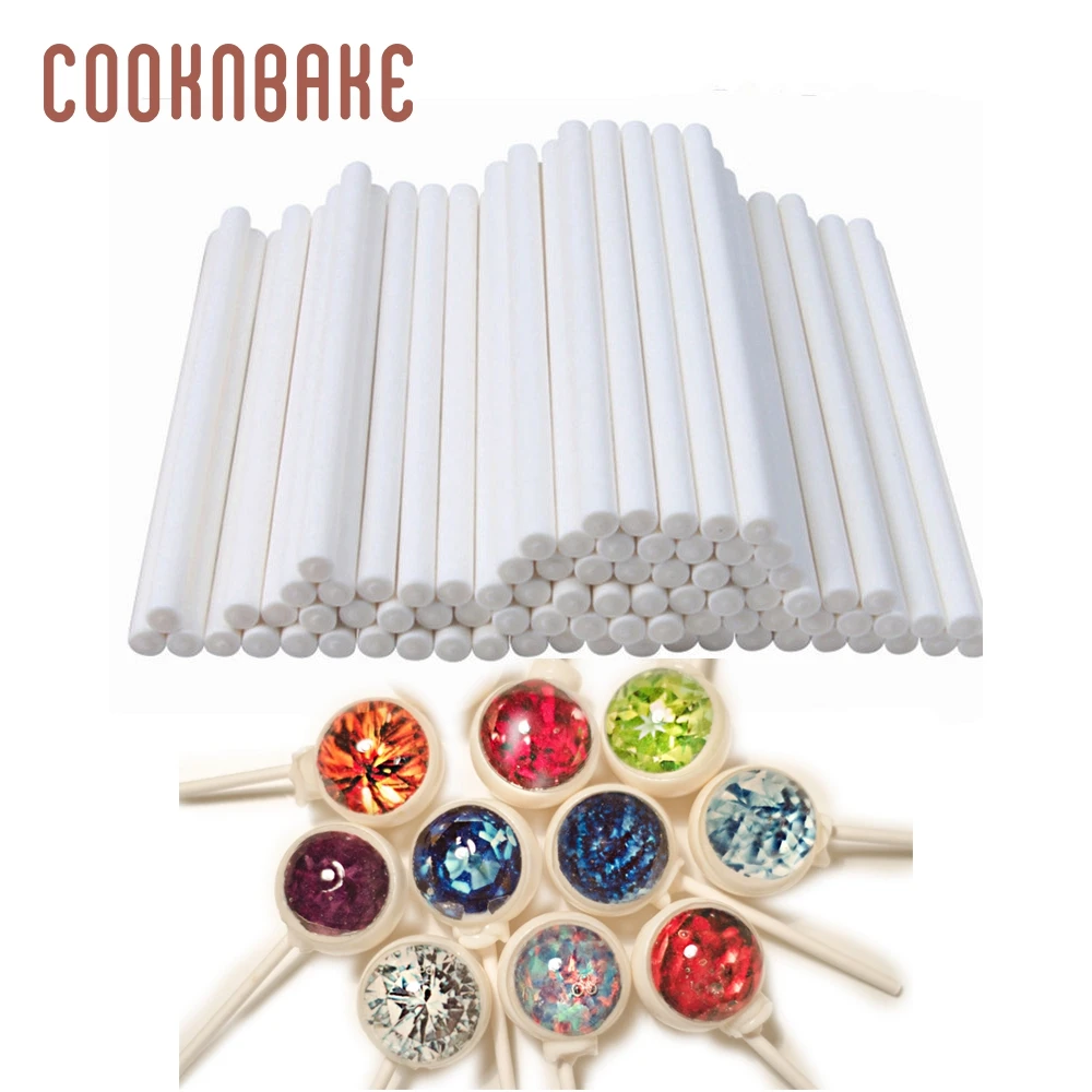 COOKNBAKE Lollipop sticks 100pcs Paper Stick for candy Chocolate Plastic Lollipop rod 10cm for pop Fondant Chocolate ice Sugar
COOKNBAKE Lollipop sticks 100pcs Paper Stick for candy Chocolate Plastic Lollipop rod 10cm for pop Fondant Chocolate ice Sugar