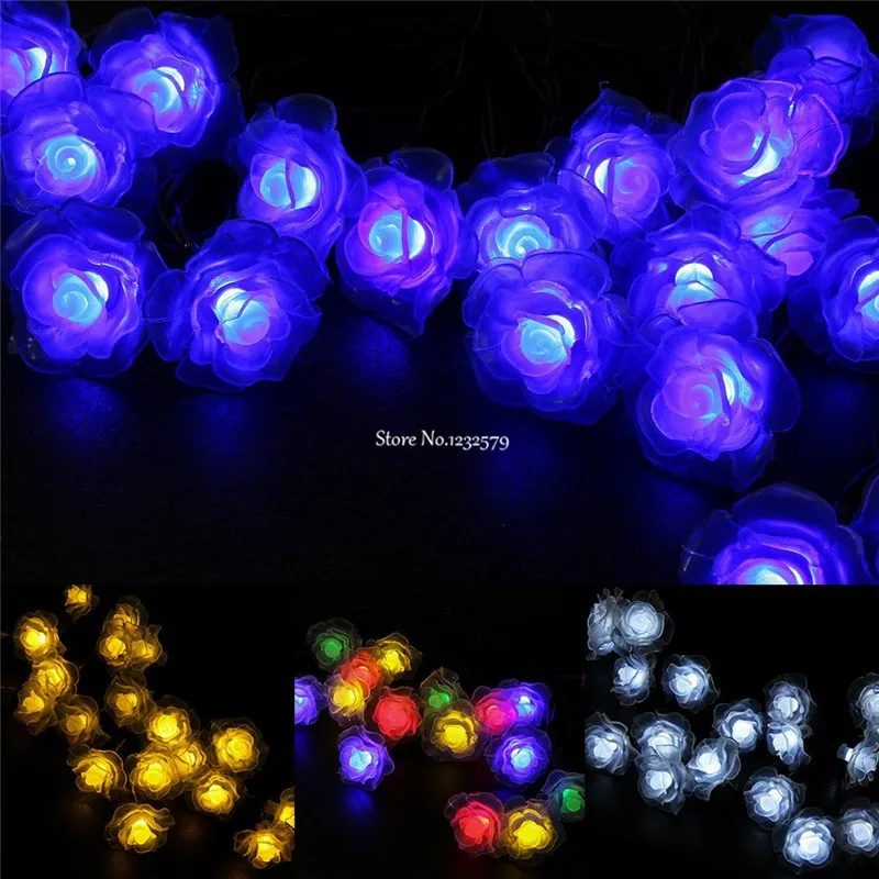 Solar Powered Led String Light 4.8 meter 20pcs Rose Flower multi color Outdoor lamp for Christmas Holiday/Party/Home Decoration
Solar Powered Led String Light 4.8 meter 20pcs Rose Flower multi color Outdoor lamp for Christmas Holiday/Party/Home Decoration