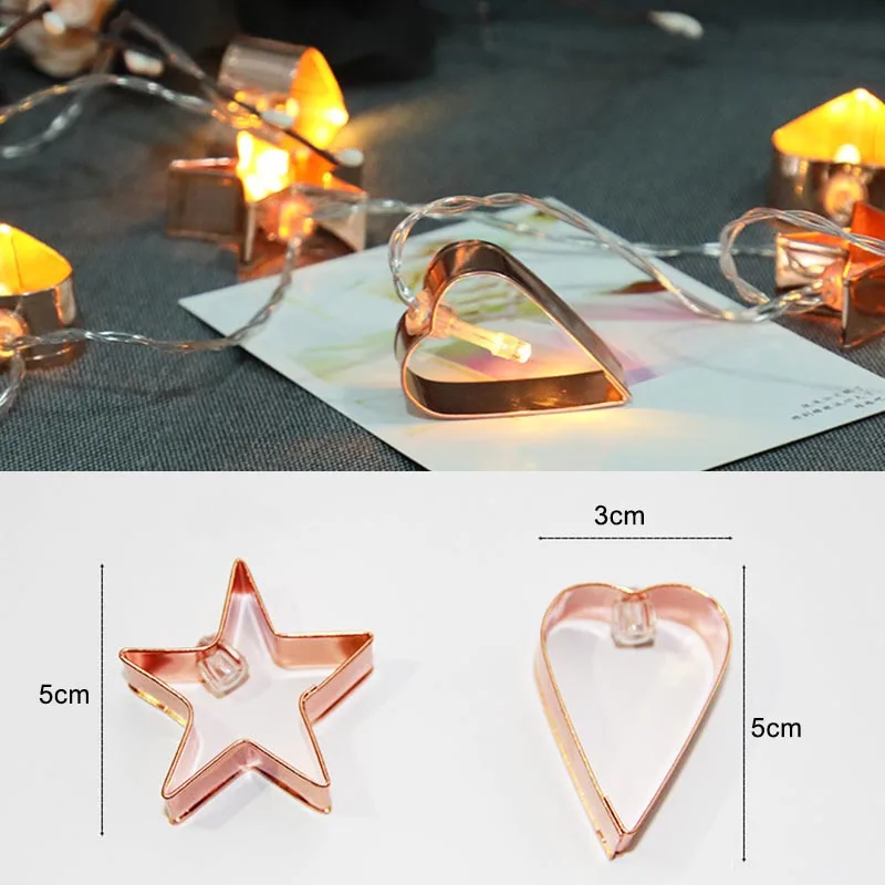 LED Pentagram String Lights Heart Star Shape Lamp Christmas Wedding Party Decorative Lamps DAG-ship 
LED Pentagram String Lights Heart Star Shape Lamp Christmas Wedding Party Decorative Lamps DAG-ship