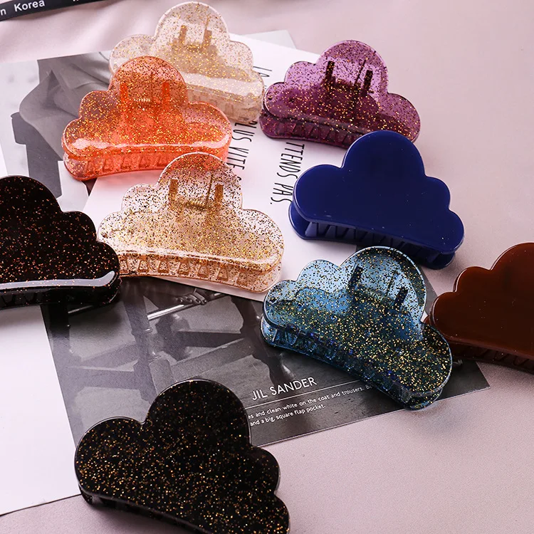 1pc Hair Clips For Girls Cloud Catching Clip Student Cute Creative Hair Jewelry Craft Crystal Acrylic Hair Claw G0405
1pc Hair Clips For Girls Cloud Catching Clip Student Cute Creative Hair Jewelry Craft Crystal Acrylic Hair Claw G0405
