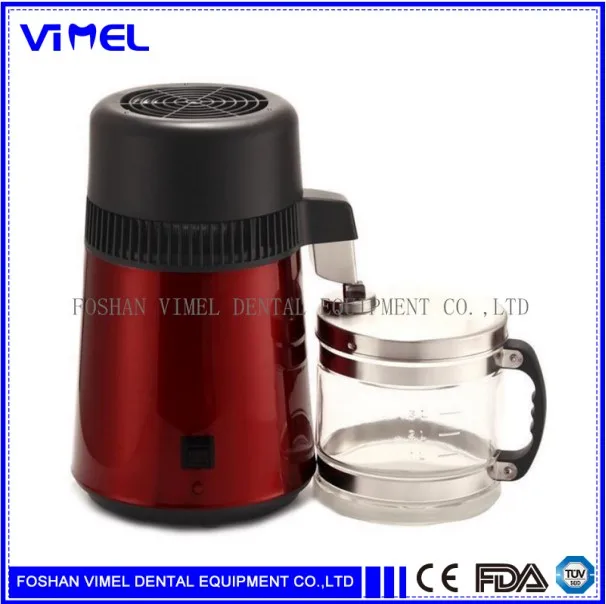 Dental Water Distiller 4L Stainless Steel Pure Water Purifier Filter With Glass Jar RED
Dental Water Distiller 4L Stainless Steel Pure Water Purifier Filter With Glass Jar RED