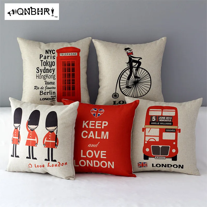 QNBHR pillowcase Cotton linen CushionSofa British London wind City simple soldiers bed home furnishings decorative supplie
QNBHR pillowcase Cotton linen CushionSofa British London wind City simple soldiers bed home furnishings decorative supplie