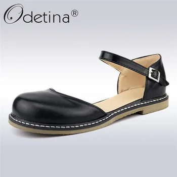 Odetina New Fashion Women D'orsay Flats Buckle Ankle Strap Mary Jane Flat Shoes Round Toe Sweet Shoes Ballet Flats Big Size 43
Odetina New Fashion Women D'orsay Flats Buckle Ankle Strap Mary Jane Flat Shoes Round Toe Sweet Shoes Ballet Flats Big Size 43