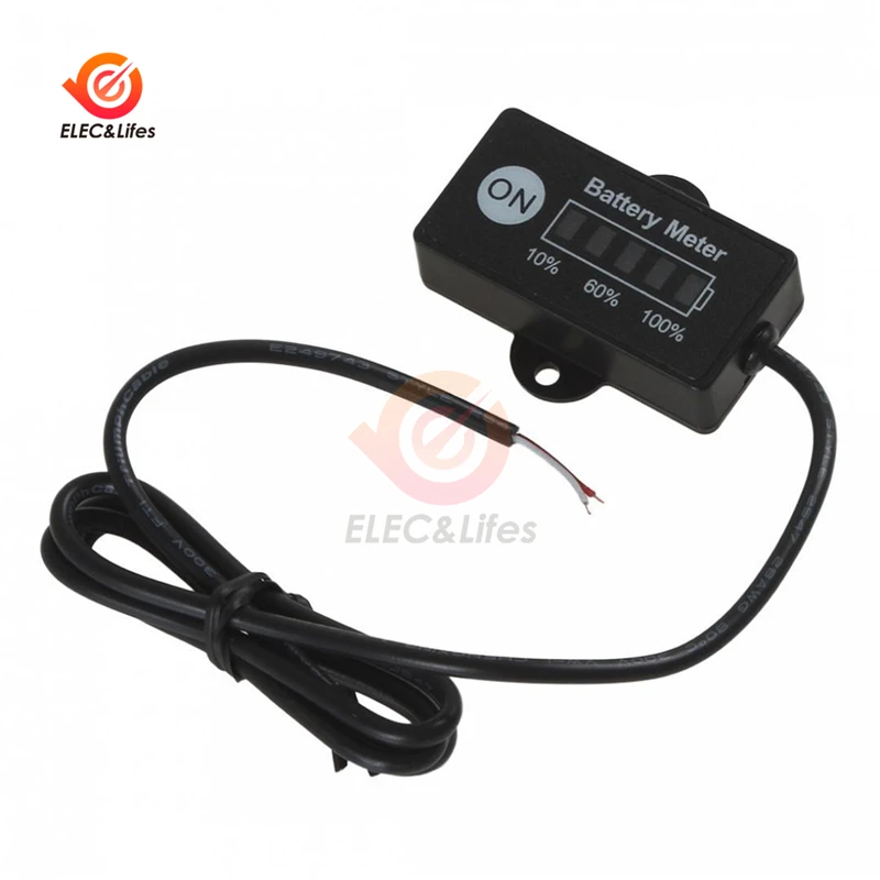 12V 24V Car Lead Acid Battery Charge Level LED Indicator Battery Tester Lithium Battery Capacity Meter Safe Monitor LED Tester
12V 24V Car Lead Acid Battery Charge Level LED Indicator Battery Tester Lithium Battery Capacity Meter Safe Monitor LED Tester