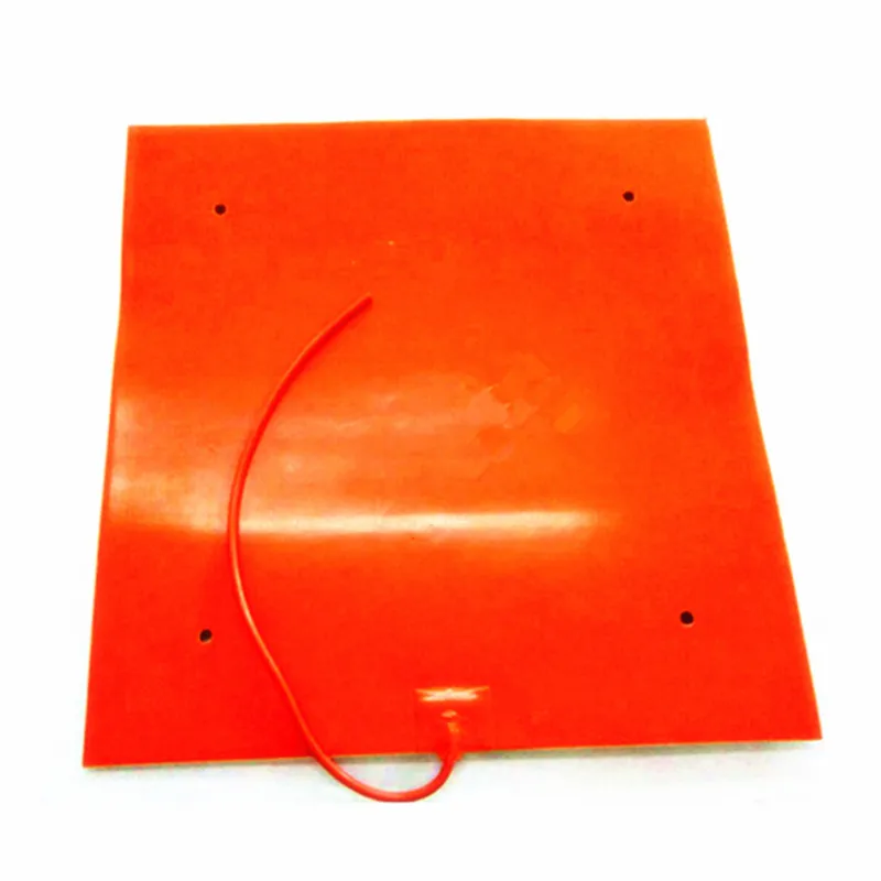 500*500*1.5mm Heat Bed for CR-10S 3D Printer Flexible silicone rubber heater 110v 800w adhesive 1side 4*10mm holes on pad 1000mm
500*500*1.5mm Heat Bed for CR-10S 3D Printer Flexible silicone rubber heater 110v 800w adhesive 1side 4*10mm holes on pad 1000mm
