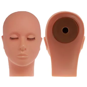 Flat Head Silicone False Eyelash Extensions Practice /Grafting eyelashes Headmodel/Make Up Model Massage Training Mold
Flat Head Silicone False Eyelash Extensions Practice /Grafting eyelashes Headmodel/Make Up Model Massage Training Mold