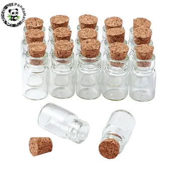 20pcs Mini Clear Glass Bottles Bead Seeds Dried Flower Containers Glass Wish Bottle Pendants Necklaces Charms For Jewelry Making
20pcs Mini Clear Glass Bottles Bead Seeds Dried Flower Containers Glass Wish Bottle Pendants Necklaces Charms For Jewelry Making
