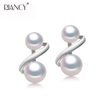 NEW Fashion Natural freshwater Pearl jewelry Earrings For Women 925 Sterling Silver Jewelry Oblate Double Pearl Earrings Wedding
NEW Fashion Natural freshwater Pearl jewelry Earrings For Women 925 Sterling Silver Jewelry Oblate Double Pearl Earrings Wedding