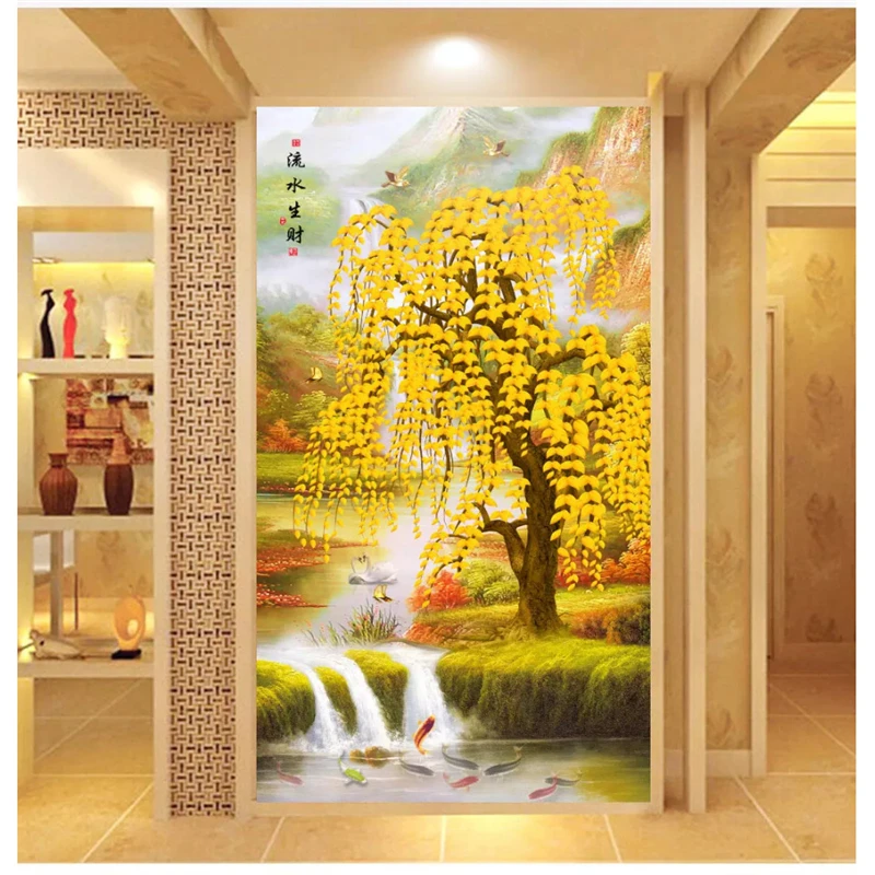 beibehang Fashion personality silk cloth 3d wallpaper 3D wealth tree peony porch background wall papers home decor decoration
beibehang Fashion personality silk cloth 3d wallpaper 3D wealth tree peony porch background wall papers home decor decoration