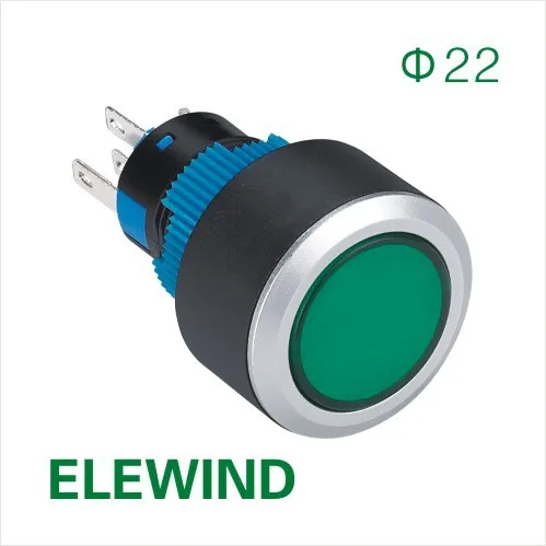ELEWIND 22mm Round illuminated momentary push button switch (PB223WY-11D/G/12V/P)
ELEWIND 22mm Round illuminated momentary push button switch (PB223WY-11D/G/12V/P)