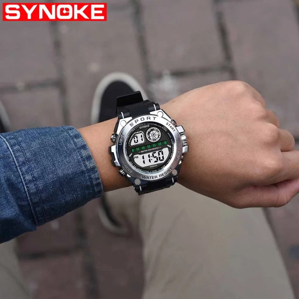 Men's Sport Brand Popular New Trend Men's Anti Fall Big Screen Multi Function Luminous Electronic Watch Relogio Masculino Q4
Men's Sport Brand Popular New Trend Men's Anti Fall Big Screen Multi Function Luminous Electronic Watch Relogio Masculino Q4