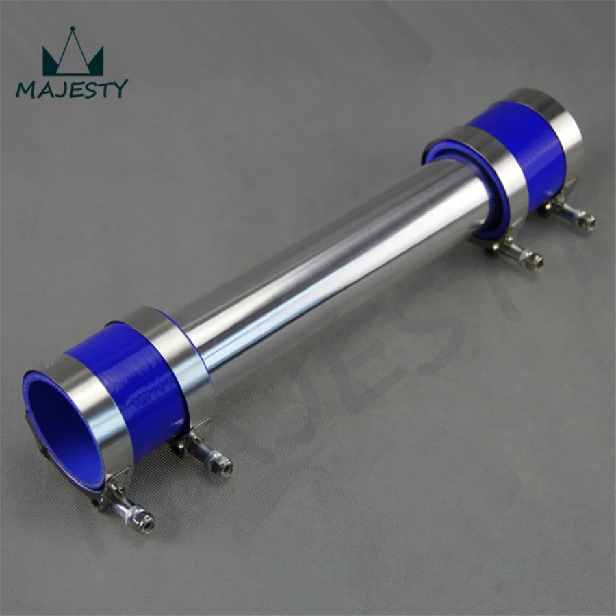 60mm 2.36" inch Aluminum Turbo Intercooler Pipe Piping Tubing + silicon hose +T-clamps kits BLUE
60mm 2.36" inch Aluminum Turbo Intercooler Pipe Piping Tubing + silicon hose +T-clamps kits BLUE