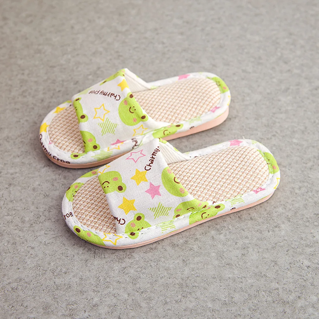 Kids Slippers Toddler Infant Girls Boys Unisex Cartoon Linen Slippers Shoes Pantuflas Infantiles Children Flip Flop Slippers Kid
Kids Slippers Toddler Infant Girls Boys Unisex Cartoon Linen Slippers Shoes Pantuflas Infantiles Children Flip Flop Slippers Kid