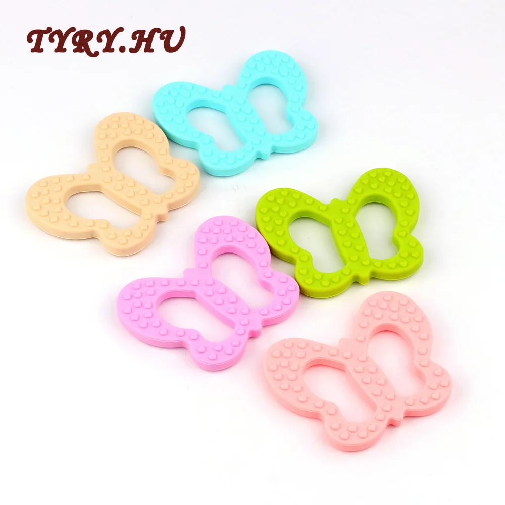 TYRY.HU 5pc Butterfly Teether Materials Food Grade Silicone BPA Free for DIY Baby Teething Necklace Pacifier Chain Pendant Toys
TYRY.HU 5pc Butterfly Teether Materials Food Grade Silicone BPA Free for DIY Baby Teething Necklace Pacifier Chain Pendant Toys