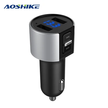 Aoshike Bluetooth FM Transmitter Wireless MP3 Player Bluetooth Transmitter Radio with Dual USB port for SmartPhone
Aoshike Bluetooth FM Transmitter Wireless MP3 Player Bluetooth Transmitter Radio with Dual USB port for SmartPhone