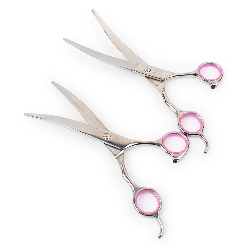 Cat hairdressing scissors Dog scissors Stainless steel upside down warping shear Teddy hairdressing pet scissors
Cat hairdressing scissors Dog scissors Stainless steel upside down warping shear Teddy hairdressing pet scissors