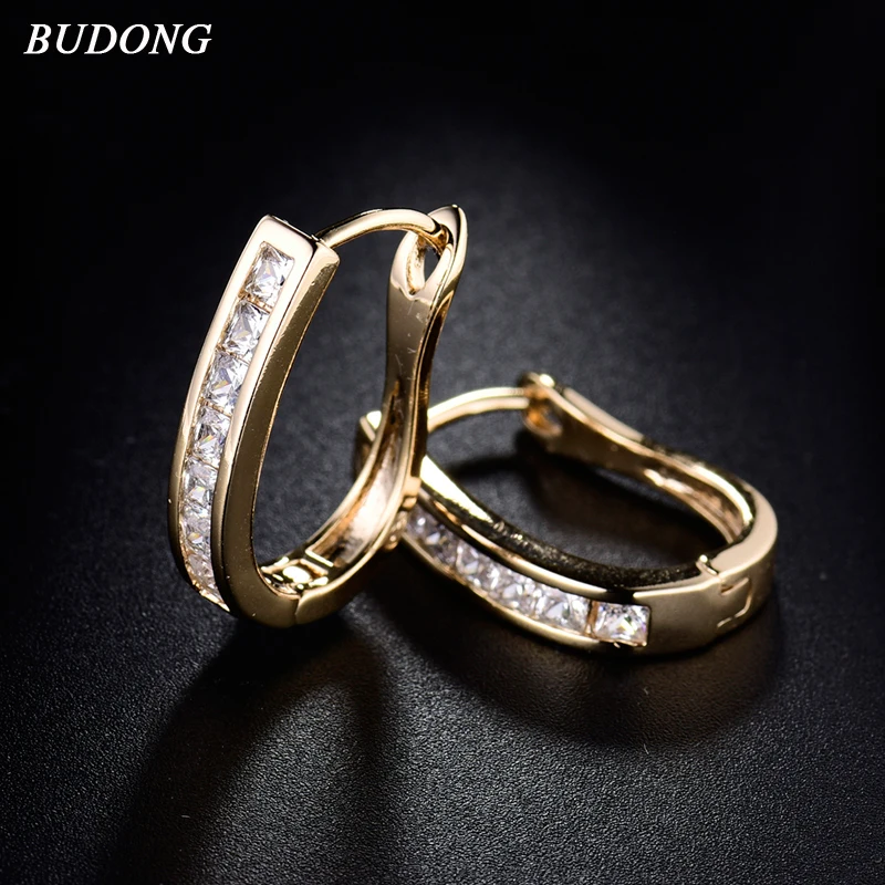 BUDONG Infinity Silver/Gold-Color Round Earrings for Women Colorful Crystal Cubic Zirconia Hoop Earring Women XUE303
BUDONG Infinity Silver/Gold-Color Round Earrings for Women Colorful Crystal Cubic Zirconia Hoop Earring Women XUE303