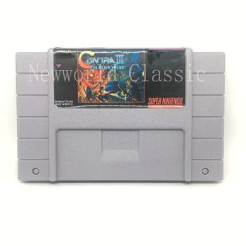 Contra III The Alien Wars US Version for 16 bit Video Cartridge Card English language Gray Game Card For NTSC Game Player
Contra III The Alien Wars US Version for 16 bit Video Cartridge Card English language Gray Game Card For NTSC Game Player
