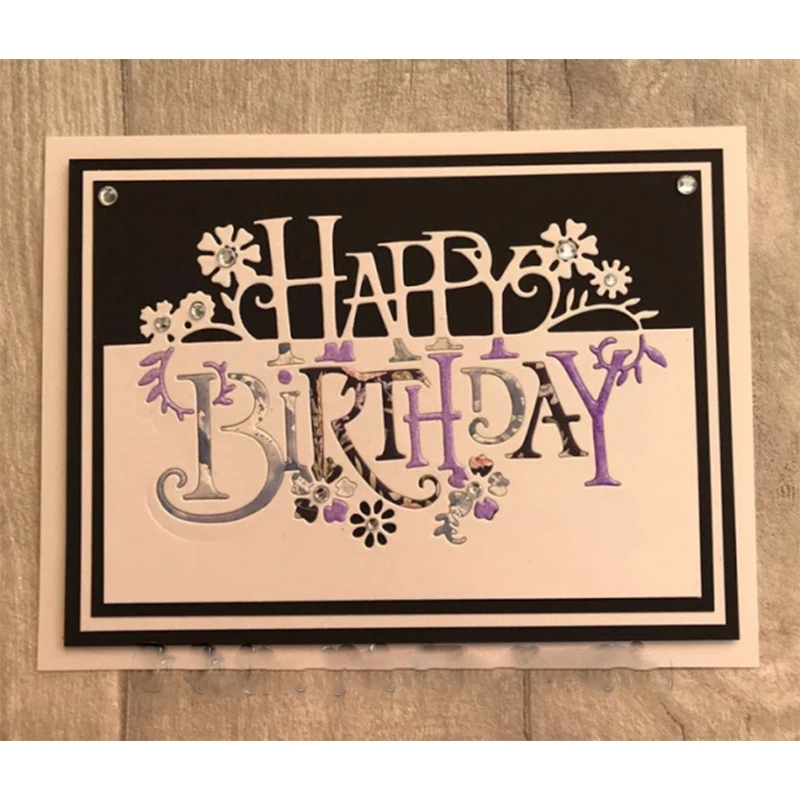 Flower Happy Birthday Metal Cutting Dies for DIY Scrapbooking Decorative Crafts Embossing Paper Cards Making New 2019 Templates
Flower Happy Birthday Metal Cutting Dies for DIY Scrapbooking Decorative Crafts Embossing Paper Cards Making New 2019 Templates