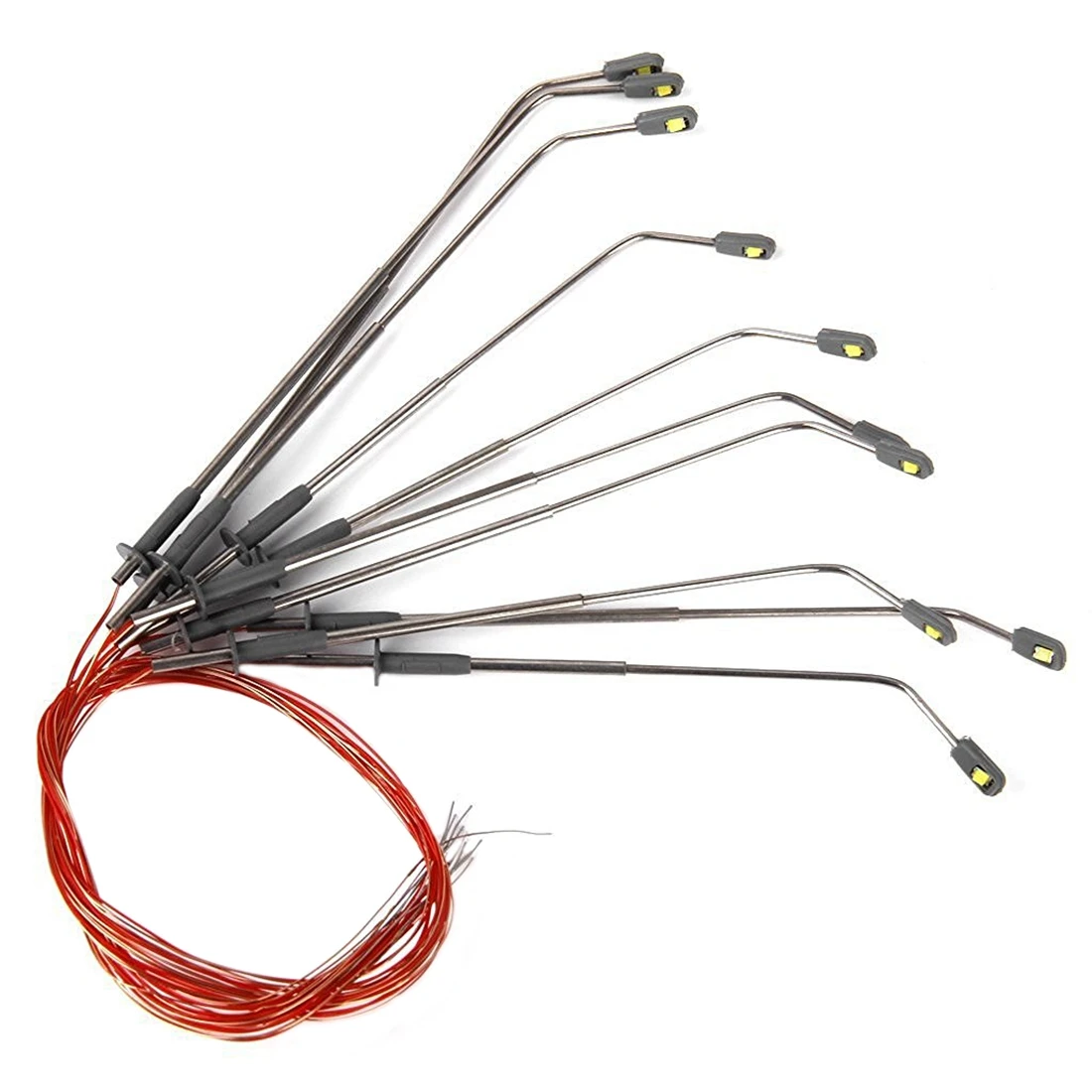 WOTT 10 pieces height 8 cm model street lamp lighting single for model railroad landscape
WOTT 10 pieces height 8 cm model street lamp lighting single for model railroad landscape