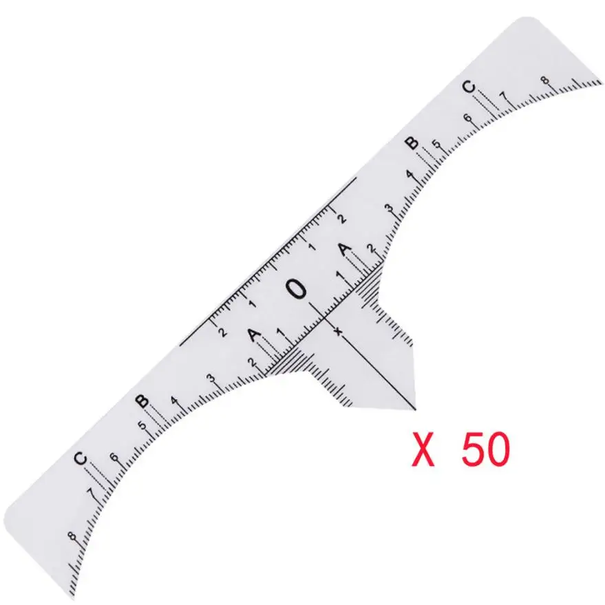 50PCS Plastic Eyebrow Stencils One-time Microblading Makeup Brow Measure Eyebrow Guide Ruler Permanent Tools 5U922
50PCS Plastic Eyebrow Stencils One-time Microblading Makeup Brow Measure Eyebrow Guide Ruler Permanent Tools 5U922