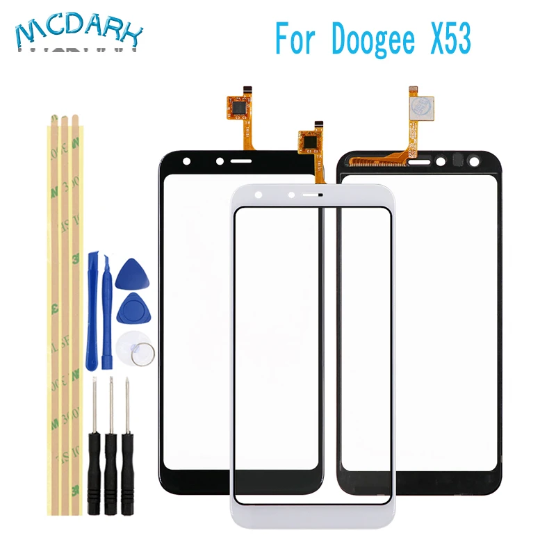 5.3nch Touch Glass Front Glass Sensor For Doogee X53 Touch Screen Touch Digitizer Panel Glass Touchscreen with Free Tools
5.3nch Touch Glass Front Glass Sensor For Doogee X53 Touch Screen Touch Digitizer Panel Glass Touchscreen with Free Tools
