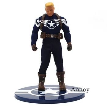MEZCO Captain America 1/12 Scale PVC Action Figure Collectible Model Toy (real clothes) 16cm
MEZCO Captain America 1/12 Scale PVC Action Figure Collectible Model Toy (real clothes) 16cm