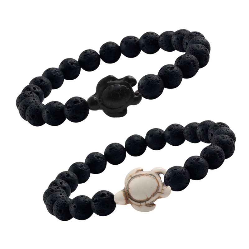 Trendy Black Lava Stone Bracelets Sea Tortoise Natural Beaded Stretch Bangles Boho Summer Beach Jewelry For Women Creative Gifts
Trendy Black Lava Stone Bracelets Sea Tortoise Natural Beaded Stretch Bangles Boho Summer Beach Jewelry For Women Creative Gifts