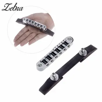 Zebra 6 Strings Chrome Guitar Bridge Roller Saddle Metal Rosewood Guitar Adjustable Bridge Guitar Parts & Accessories
Zebra 6 Strings Chrome Guitar Bridge Roller Saddle Metal Rosewood Guitar Adjustable Bridge Guitar Parts & Accessories