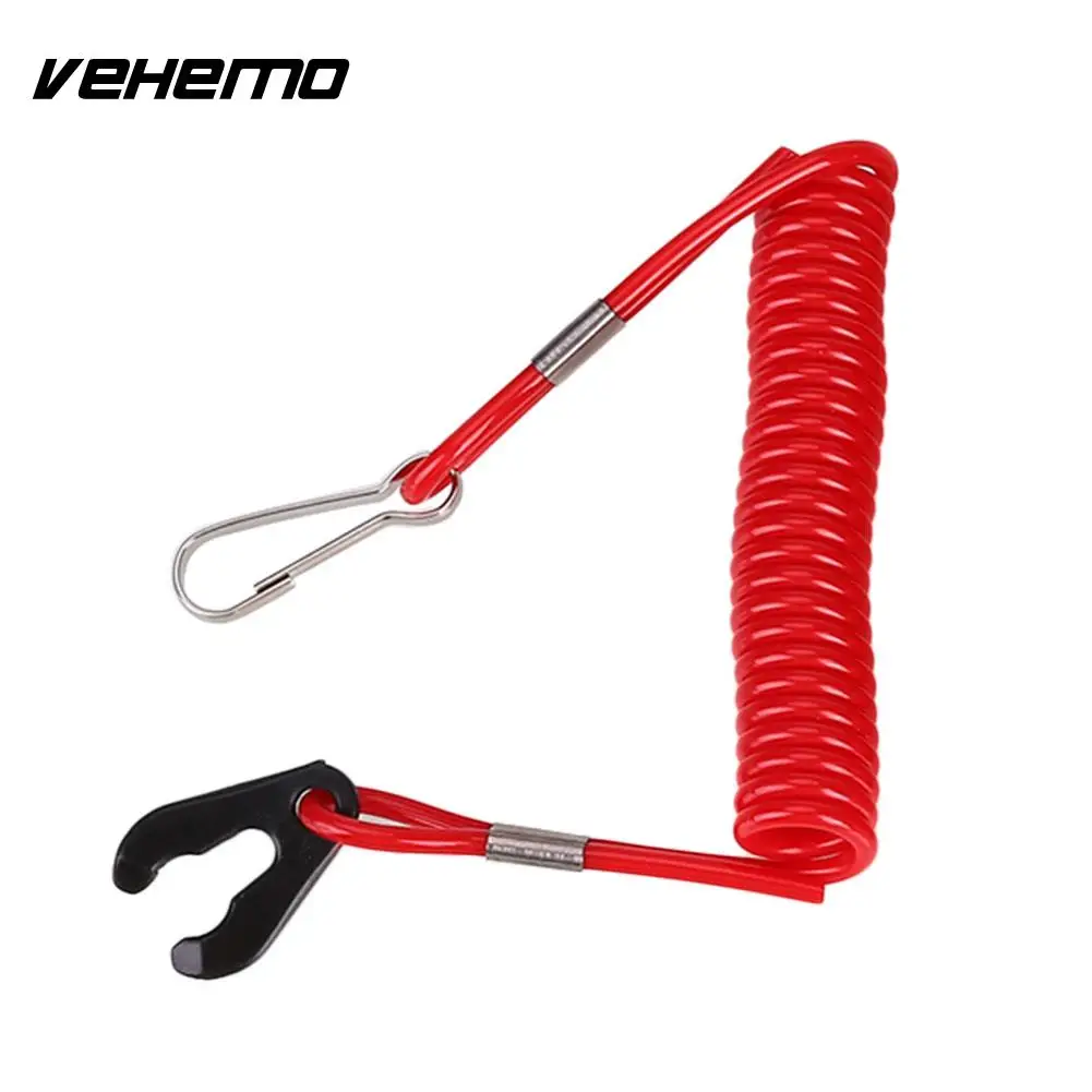Vehemo Safety Tether Lanyard ABS 2Pcs/Pack Kill Switch Cord Boat for Yamaha Outboard Engine Motor Red
Vehemo Safety Tether Lanyard ABS 2Pcs/Pack Kill Switch Cord Boat for Yamaha Outboard Engine Motor Red