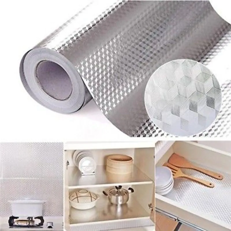 Kitchen Wall Sticker Aluminum Foil Waterproof Removable Self Adhesive Oil Proof Wallpaper Dropshipping FAS
Kitchen Wall Sticker Aluminum Foil Waterproof Removable Self Adhesive Oil Proof Wallpaper Dropshipping FAS