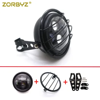 ZORBYZ 1 Set Matte Black LED Front Headlight Grill Side Mount Cover Mask With 28-43mm Mount Bracket For Honda Yamaha Harley
ZORBYZ 1 Set Matte Black LED Front Headlight Grill Side Mount Cover Mask With 28-43mm Mount Bracket For Honda Yamaha Harley